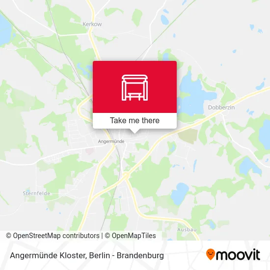 Angermünde Kloster map