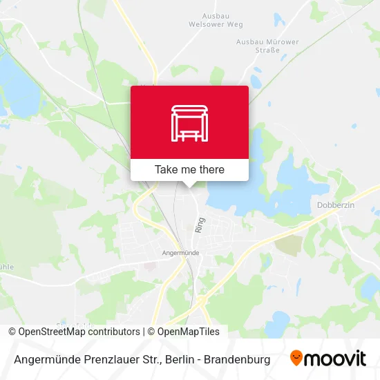 Карта Angermünde Prenzlauer Str.