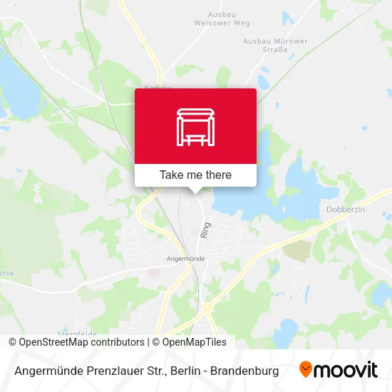 Карта Angermünde Prenzlauer Str.
