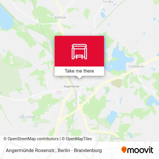 Angermünde Rosenstr. map