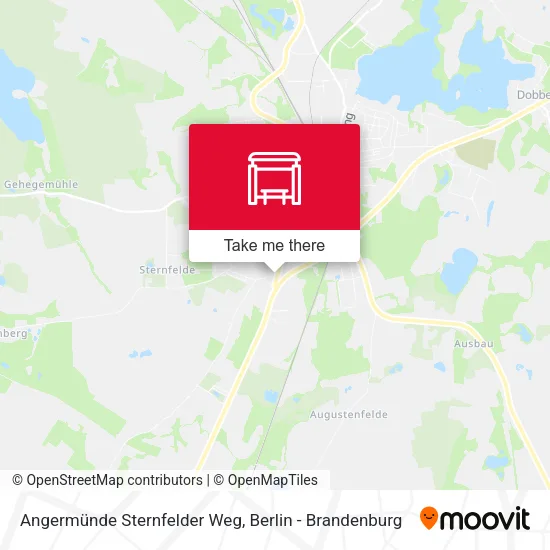 Карта Angermünde Sternfelder Weg