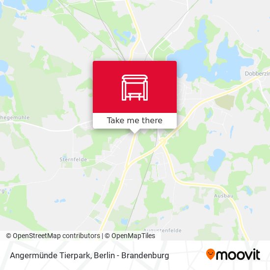 Angermünde Tierpark map