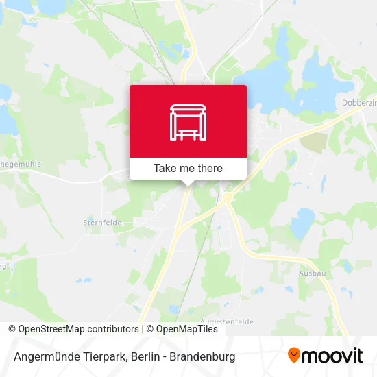 Карта Angermünde Tierpark