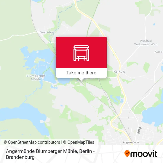 Карта Angermünde Blumberger Mühle