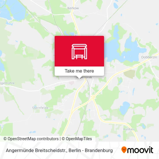 Карта Angermünde Breitscheidstr.