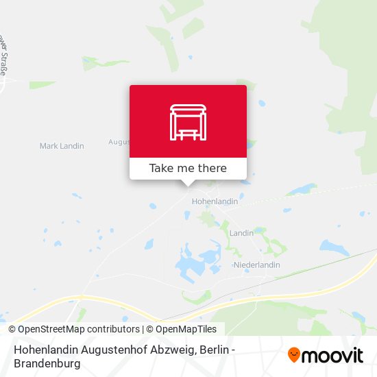 Hohenlandin Augustenhof Abzweig map
