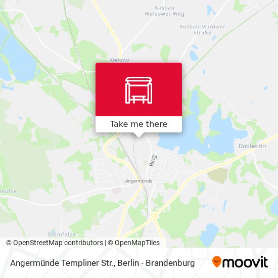 Angermünde Templiner Str. map