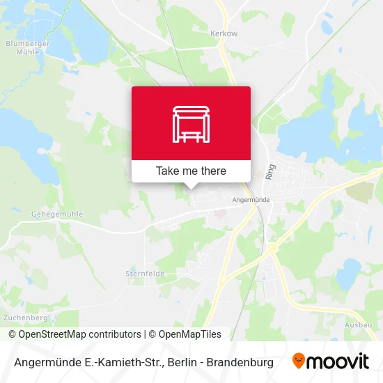 Карта Angermünde E.-Kamieth-Str.