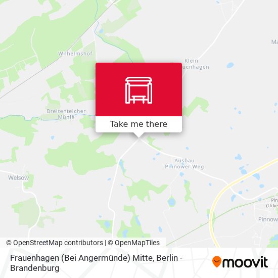 Frauenhagen (Bei Angermünde) Mitte map