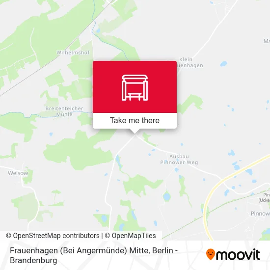 Frauenhagen (Bei Angermünde) Mitte map