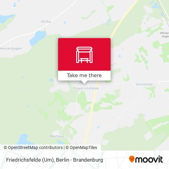 Friedrichsfelde (Um) map