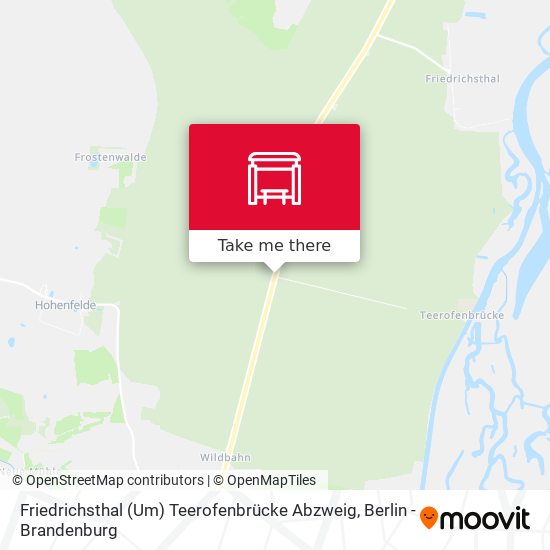 Friedrichsthal (Um) Teerofenbrücke Abzweig map