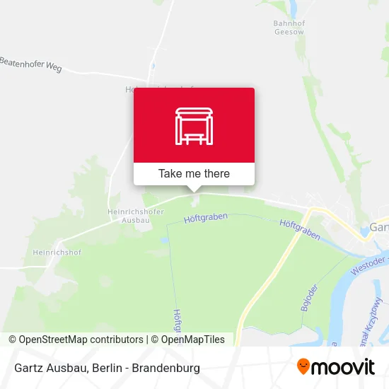 Карта Gartz Ausbau