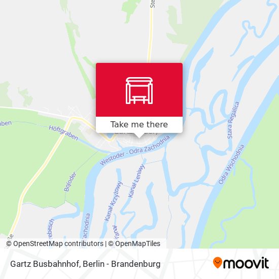 Gartz Busbahnhof map