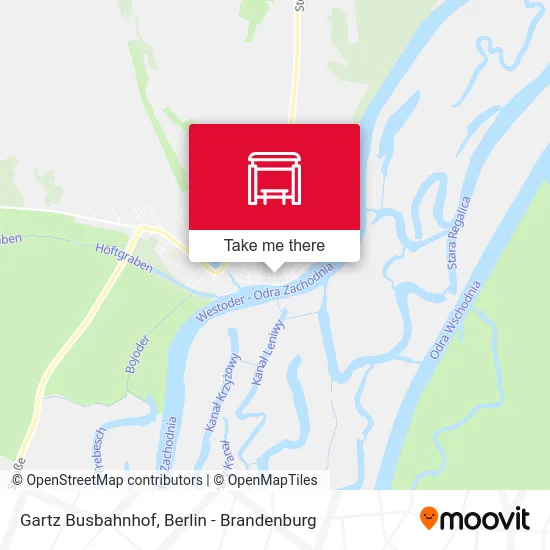 Gartz Busbahnhof map