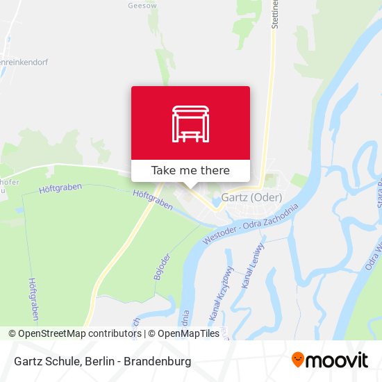 Gartz Schule map