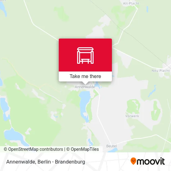 Карта Annenwalde