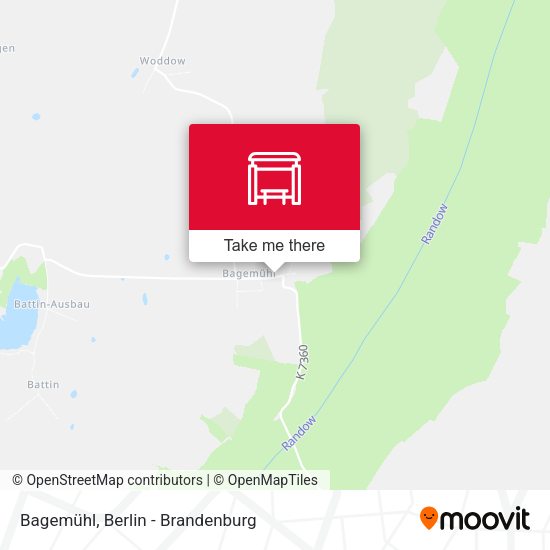 Bagemühl map
