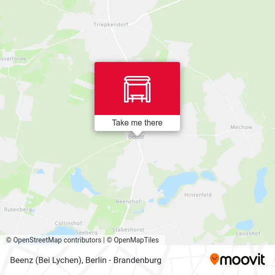 Beenz (Bei Lychen) map