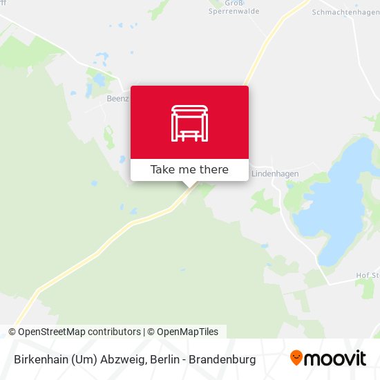 Birkenhain (Um) Abzweig map
