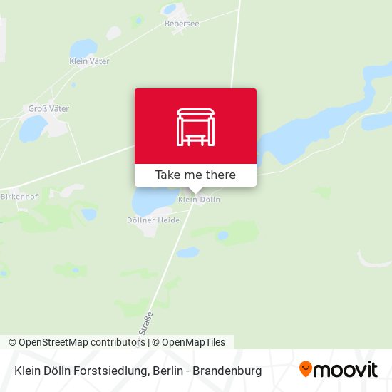 Klein Dölln Forstsiedlung map