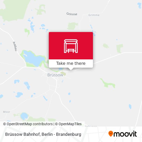 Brüssow Bahnhof map