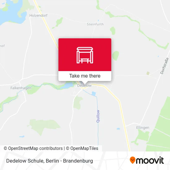 Dedelow Schule map