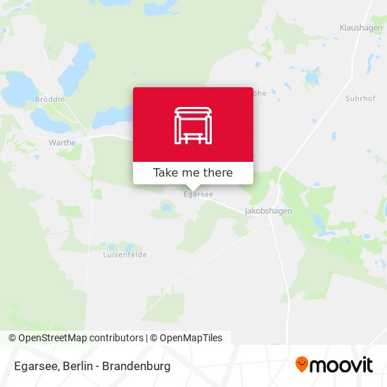 Egarsee map
