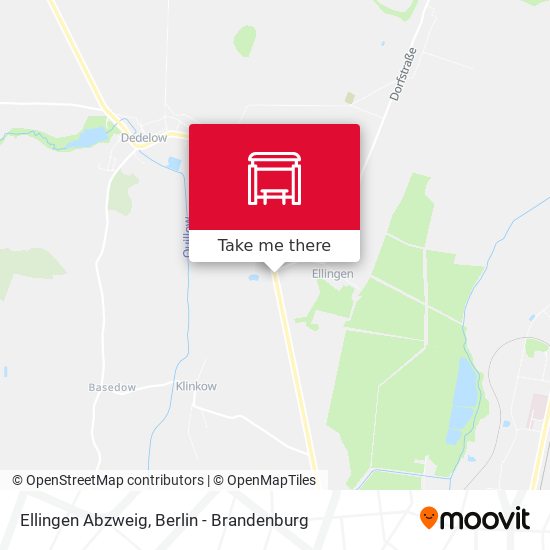 Ellingen Abzweig map