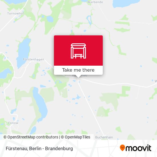 Fürstenau map