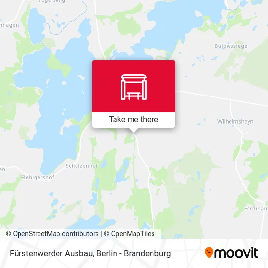 Fürstenwerder Ausbau map