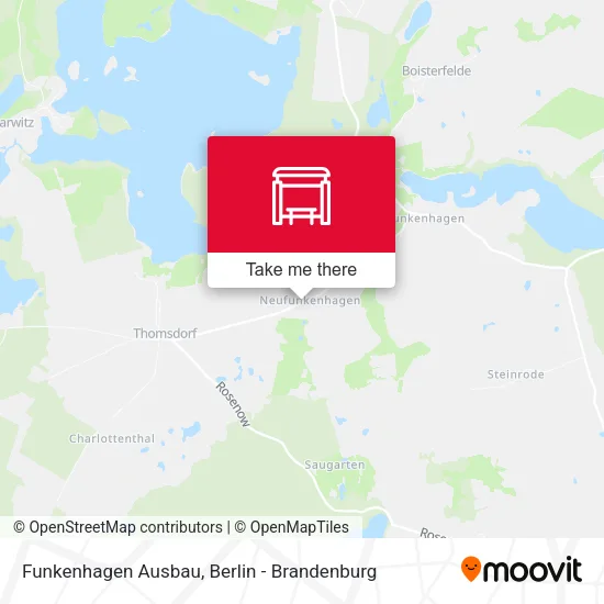 Карта Funkenhagen Ausbau