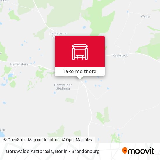 Gerswalde Arztpraxis map