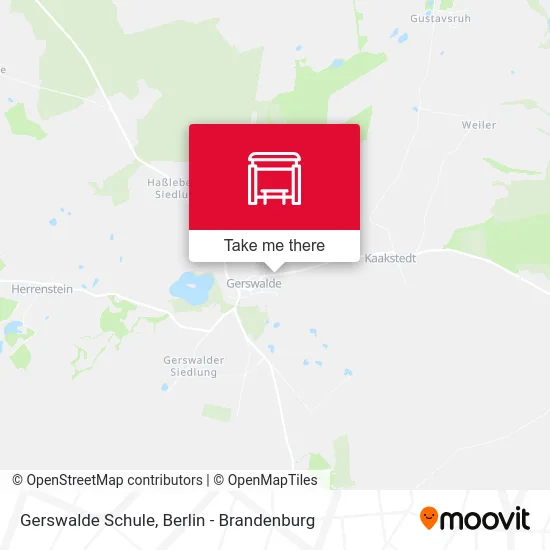 Gerswalde Schule map