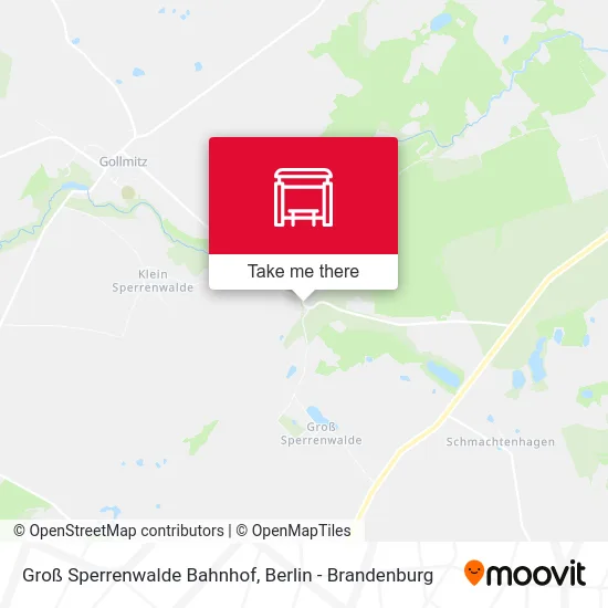 Groß Sperrenwalde Bahnhof map