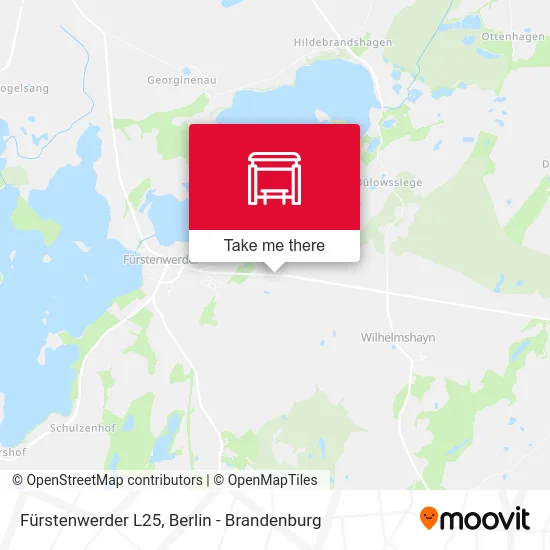 Fürstenwerder L25 map