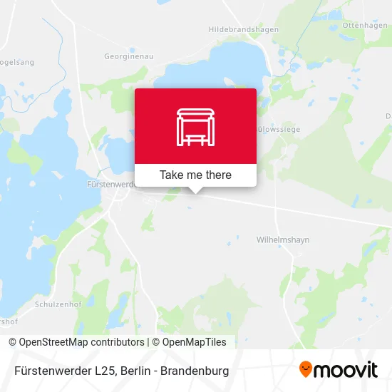 Fürstenwerder L25 map