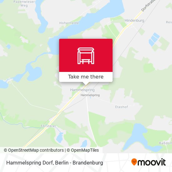 Hammelspring Dorf map