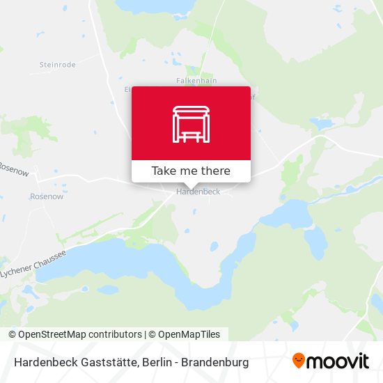 Hardenbeck Gaststätte map