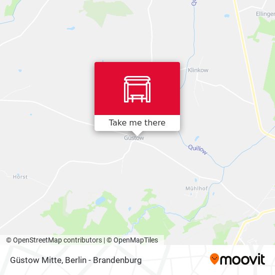 Güstow Mitte map