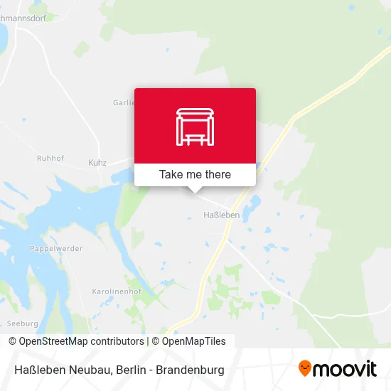 Haßleben Neubau map