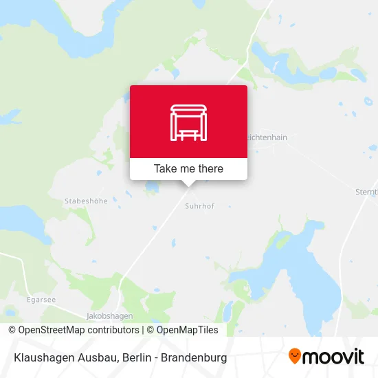 Klaushagen Ausbau map