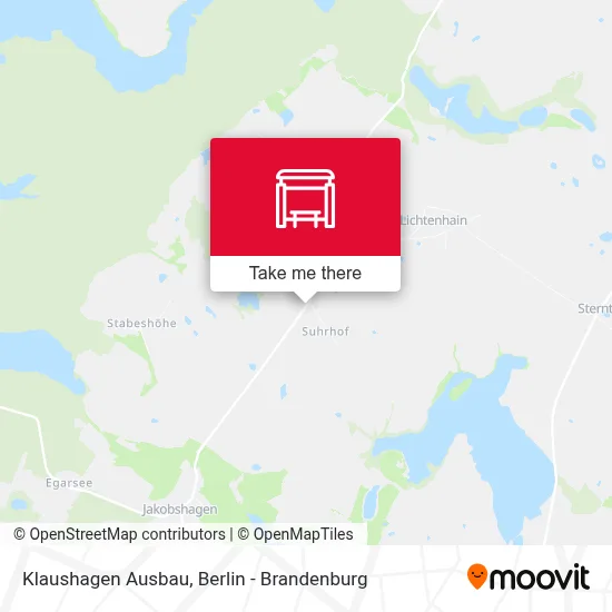 Klaushagen Ausbau map