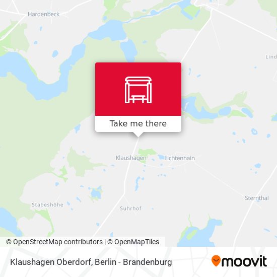 Klaushagen Oberdorf map