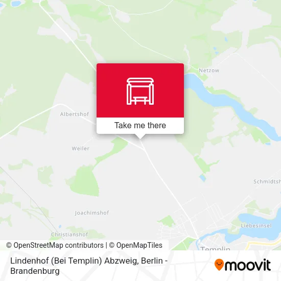 Карта Lindenhof (Bei Templin) Abzweig