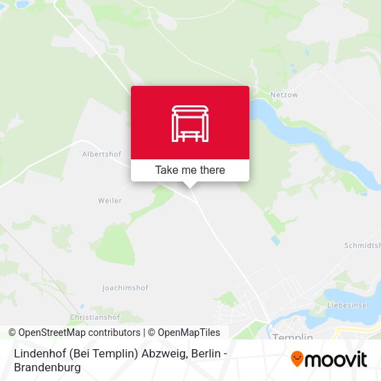 Карта Lindenhof (Bei Templin) Abzweig
