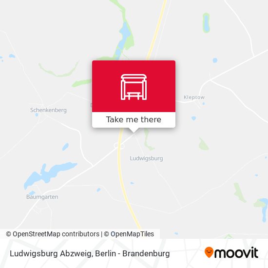 Ludwigsburg Abzweig map