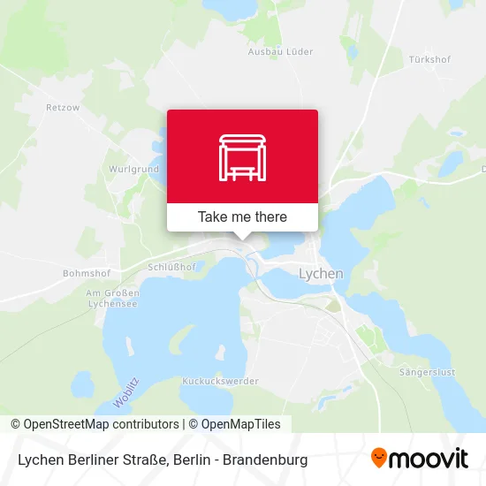 Lychen Berliner Straße map