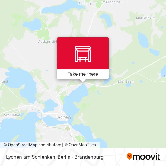 Lychen am Schlenken map