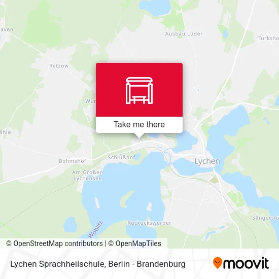 Карта Lychen Sprachheilschule